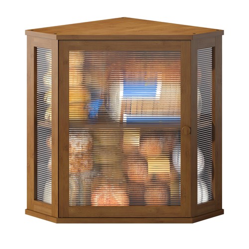Corner bread box for kitchen - bread,