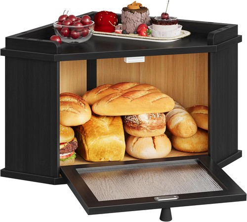 Bamboo bread box - bread, box,