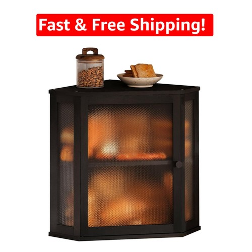 Chic bamboo corner bread bin - bamboo,
