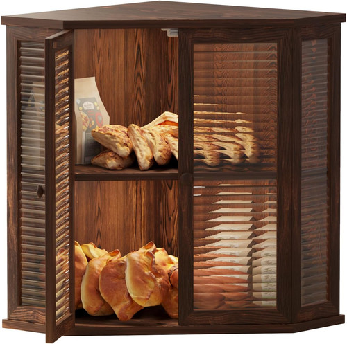 Corner bread box - box, for