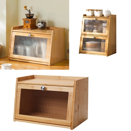 Tier wooden bread box - tier,