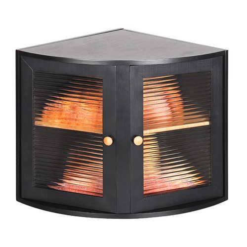 Black bread bin double layers - black,
