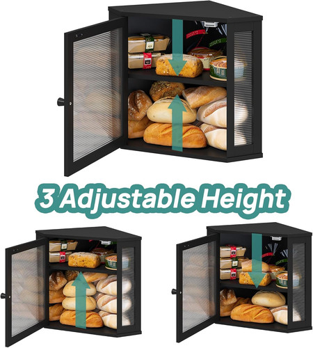 Corner bread box for - box, kitchen