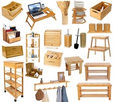 Natural Bamboo Kitchen Storage