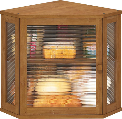 Corner bread box for kitchen - box,