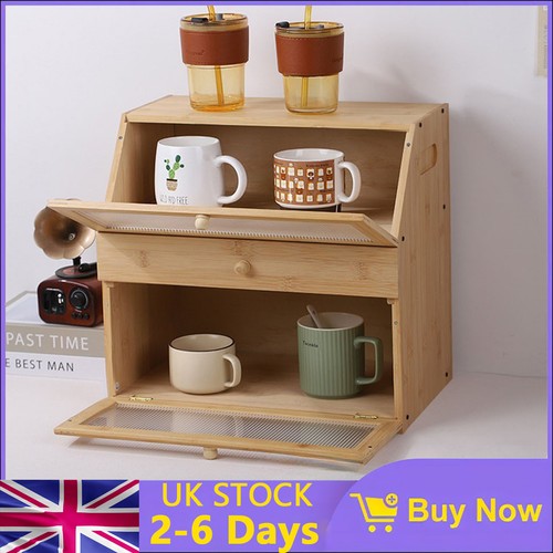 Tier bread box kitchen - 2-tier,
