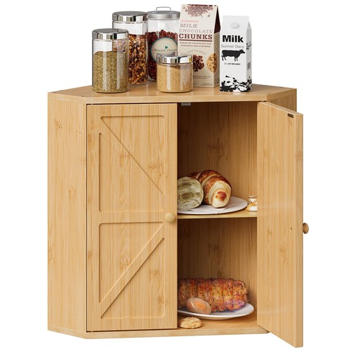 Corner bread box for - bread, kitchen