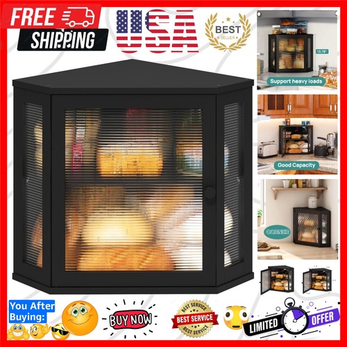 Corner bread box - bread, kitchen