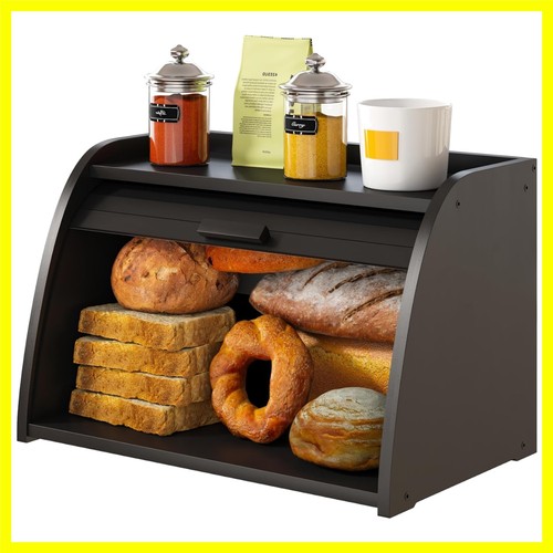 Black bread box for - bread,