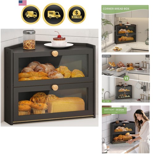 Black corner bread - corner,
