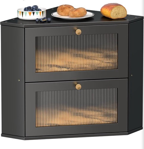 Corner bread box tier - bread, box,