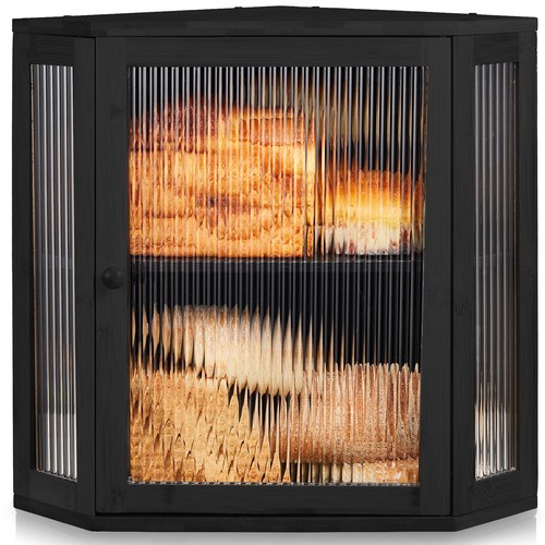 Double layer corner bread box - layer,