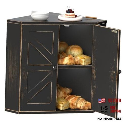 Corner bread box for - box,