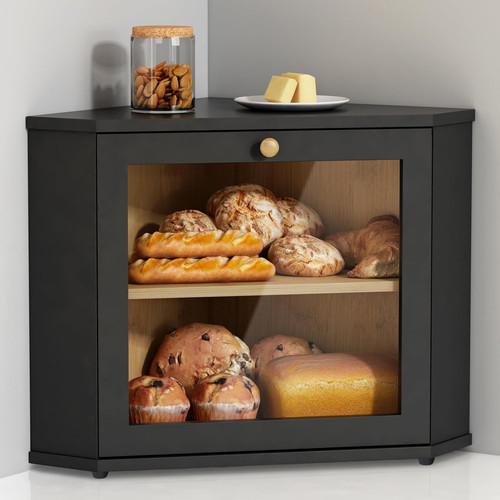 Corner bread box - tier, double
